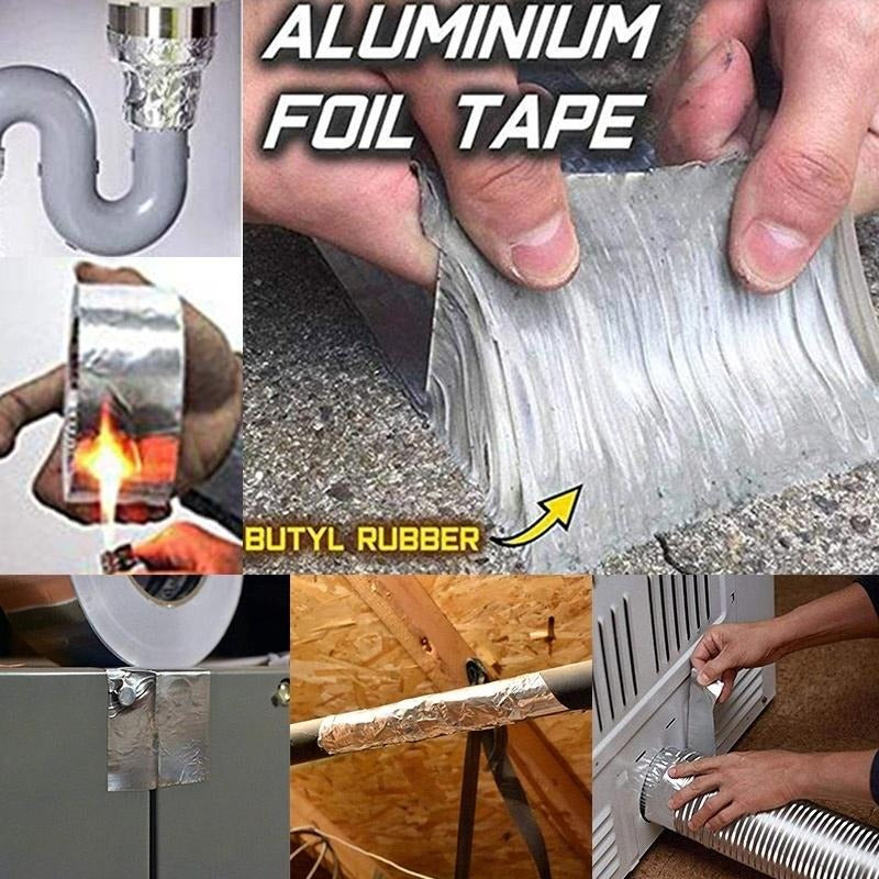 Heavy Duty Aluminum Foil Butyl Waterproof Repair Tape