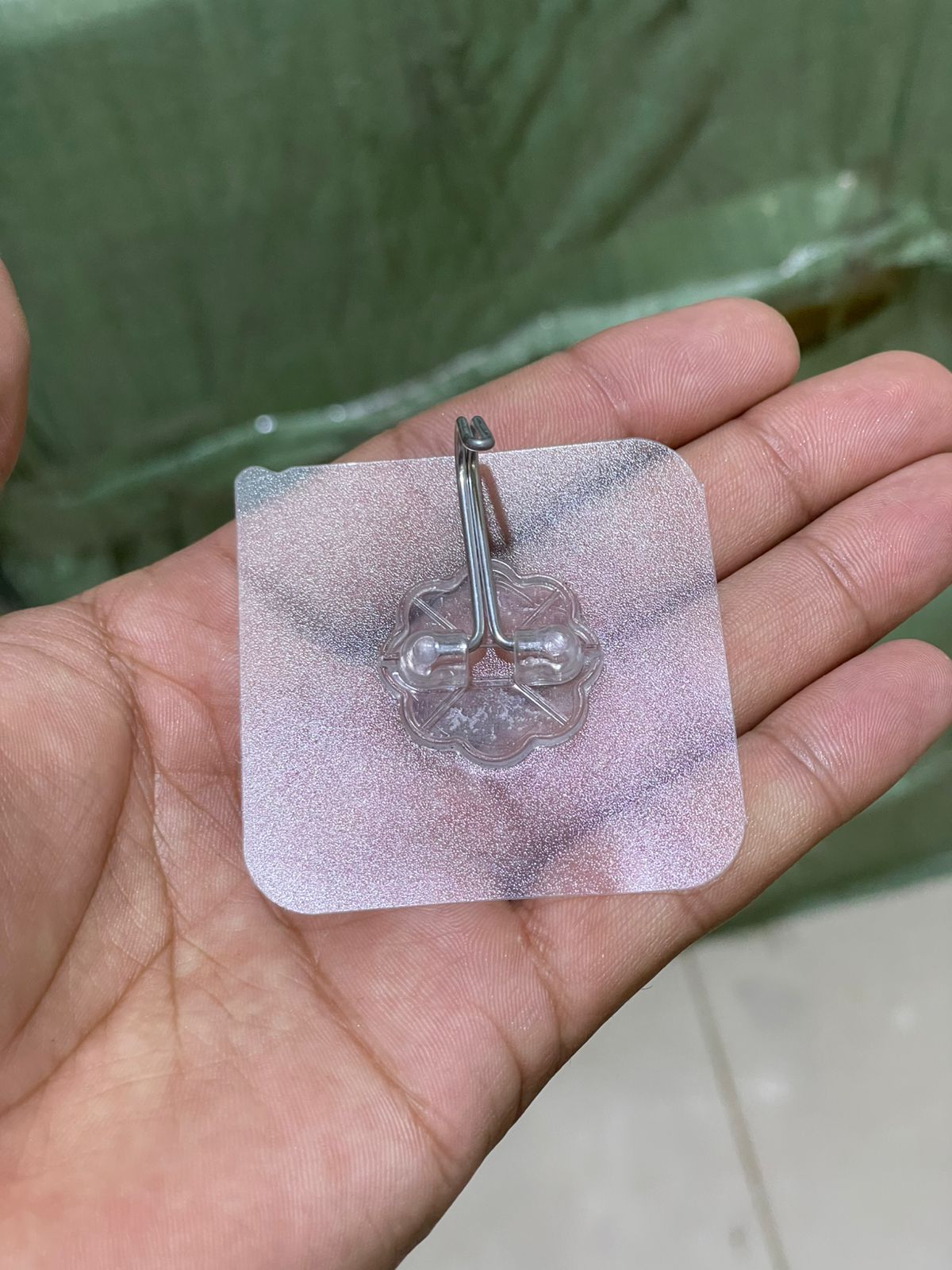 Transparent Self-Adhesive Wall Hooks Sticker – Strong Hold, No Drill, Damage-Free Hanging - Pack Of 10