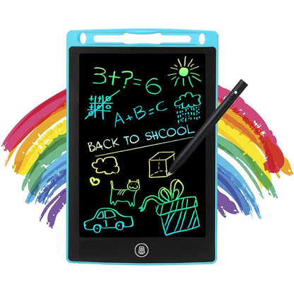 8.5 inch Multicolor Tablet Price | LCD writing tablet for kids - digital drawing pad - erasable writing board - writing pad (random color)