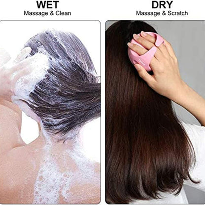 Scalp Massager – Soft Silicone Shampoo Brush For Deep Scalp Care