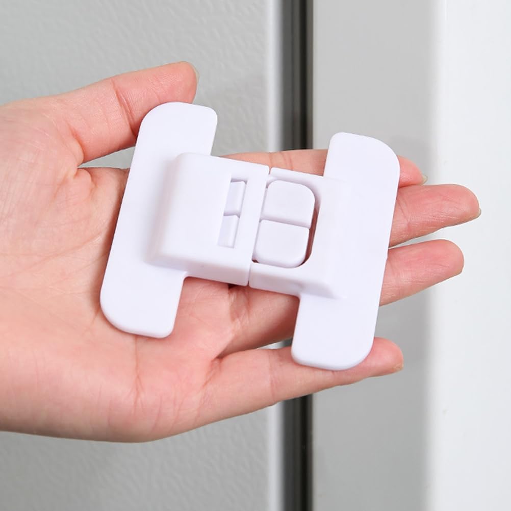 Universal Refrigerator Door Safety Lock – Baby Proof Fridge Lock With Strong Adhesive & Adjustable Strap