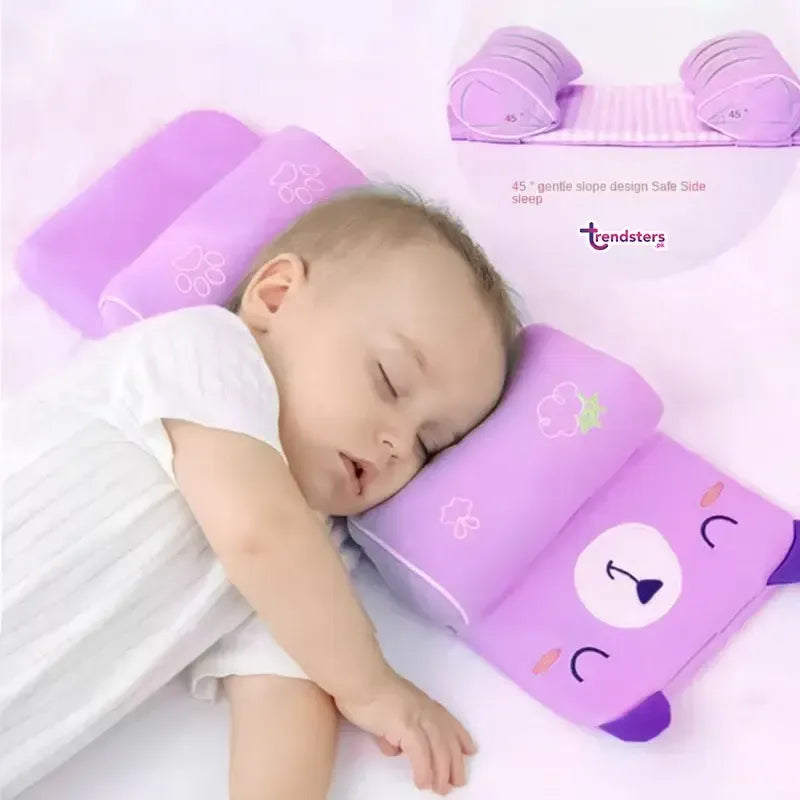 Adjustable Baby Sleeping Support Pillow Anti Roll Cushion And Neck Protection -Infant Sleep Positioner