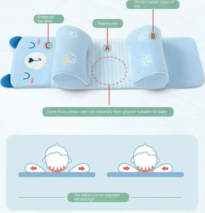 Adjustable Baby Sleeping Support Pillow Anti Roll Cushion And Neck Protection -Infant Sleep Positioner